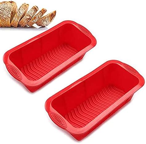 Silivo Silicone Loaf Tins Pcs Bread Loaf Tins For Baking Nonstick