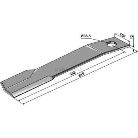 Lame De Gyrobroyeur Schulte H401 027 401 047 Gauche Contre