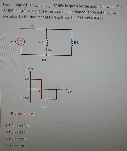 Solved The Voltage V T Shown In Fig P A Is Given By Chegg