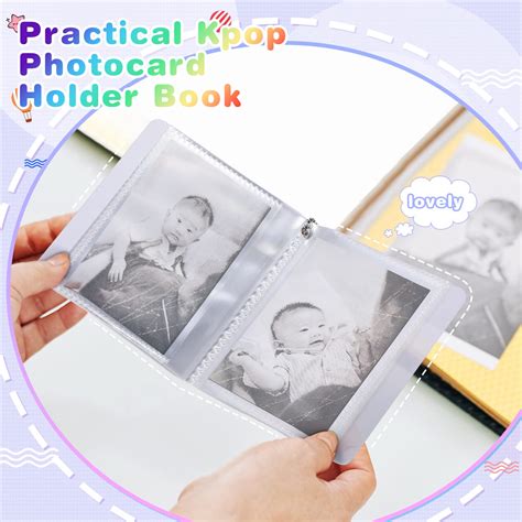 2 Piece Kpop Photocard Holder Book Kpop Album Card Binder Photocard