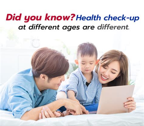 Did You Know Health Check Up At Different Ages Are Different