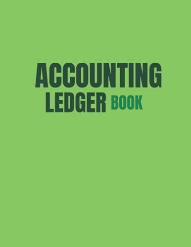 Accounting Ledger Book Large Simple Small Business Accounting Record