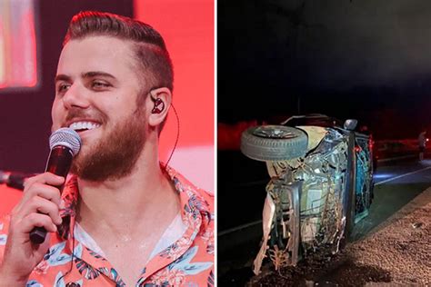 Cantor sertanejo Zé Neto sofre grave acidente de carro em Minas Gerais