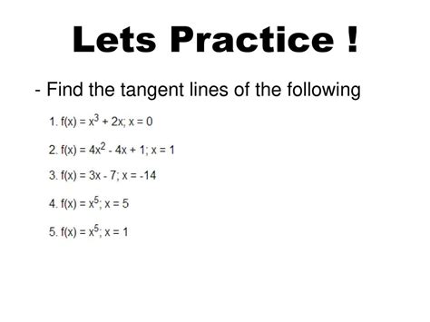 Tangent Line Normal Line Ppt Download