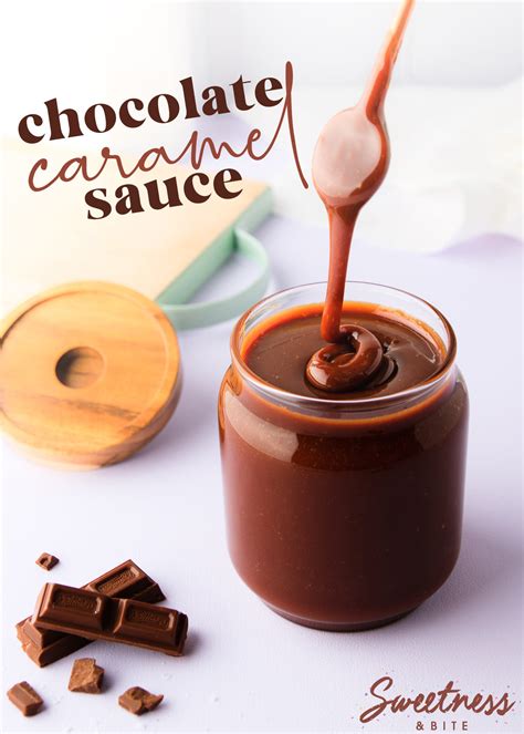 Chocolate Caramel Sauce Sweetness And Bite