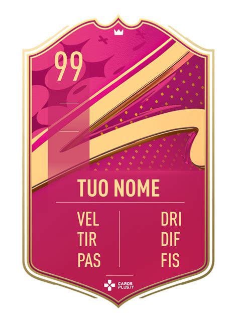 Fifa Ultimate Team Futties Premium Card Gigante Personalizzata