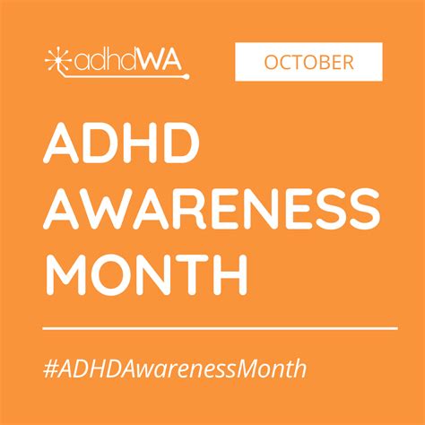 Adhd Awareness Month October 2024 Adhd Wa