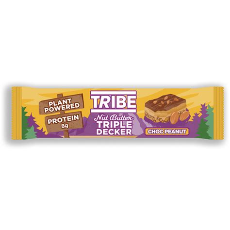 St Tribe Nut Butter Triple Decker Choc Peanut Prote Nereep G