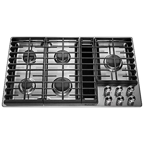 Kitchenaid 30 Inch Electric Downdraft Cooktop With 4 Elements In