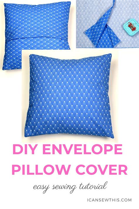 Diy Easy Envelope Pillow Cover Tutorial Pillow Covers Tutorial Diy