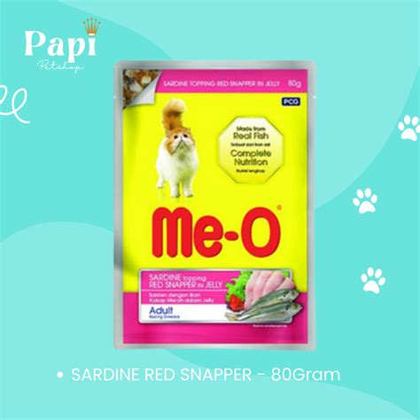 Jual Meo Pouch Sachet Gr Makanan Kucing Basah Me O Sachet Adult