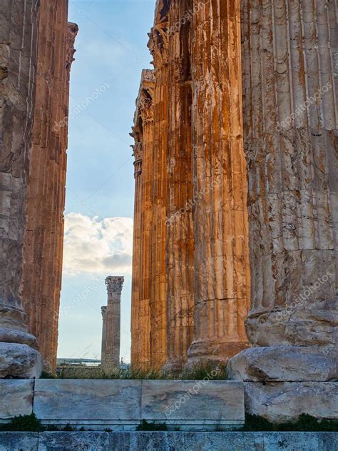 Columnas corintias detalle del Templo de Zeus Olímpico Templo