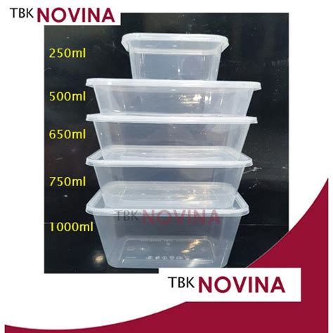 Jual [ecer 1 Pcs] Thinwall Kotak Food Container Box Tempat Makan