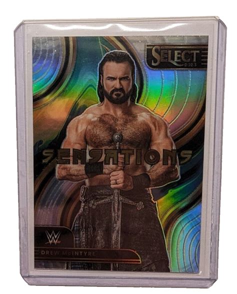 Panini Select Wwe Sensations Insert Drew Mcintyre Silver Ebay