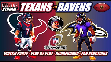 Houston Texans Vs Baltimore Ravens 🏈 Live 🟢 Nfl Divisional Round Nfl