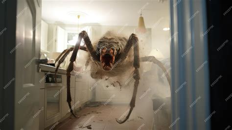 Premium Ai Image Spider Phobia Free Photo Hd Background