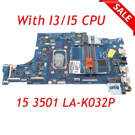 GDI4A LA K032P Laptop Motherboard For DELL Vostro 15 3501 3500 CN