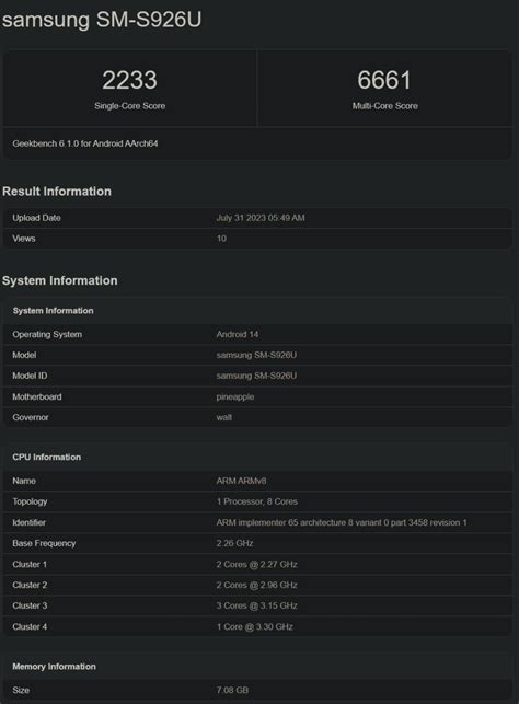 Qualcomm Snapdragon 8 Génération 3 Configuration Et Scores De Performance Dévoilés