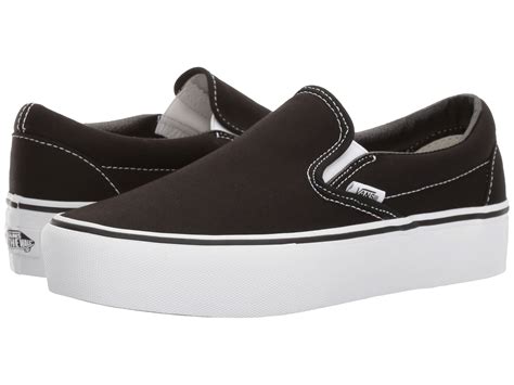 Vans Classic Slip On Platform At Zappos