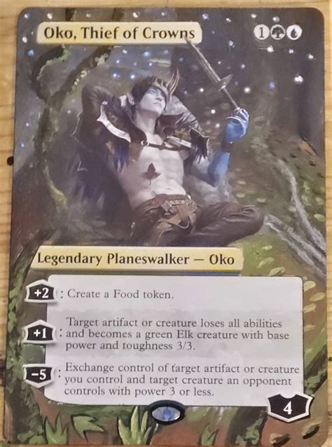 Oko Thief of Crowns Full Art / Altered. MTG | Etsy