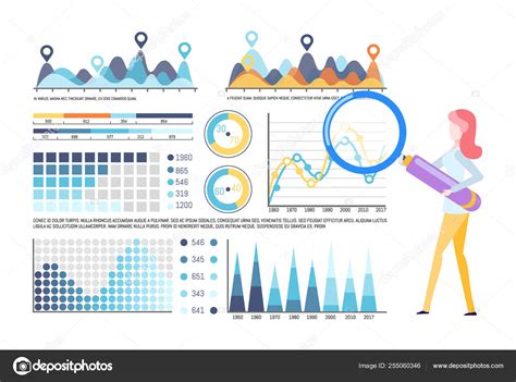 Representação Visual do Diagrama de Análise de Negócios imagem vetorial