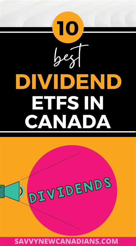 10 Best Dividend ETFs In Canada For September 2022 SavvyNewCanadians