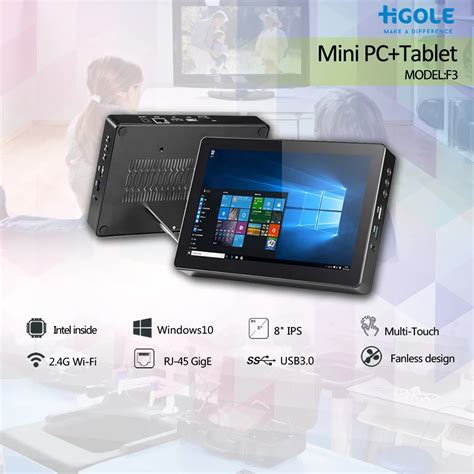 Higole F Mini Pc Tablet Con Windows Pad Pantalla T Ctil De