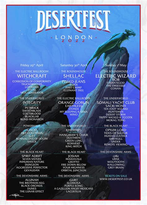 Desertfest London 2022 Confirmed Truckfighters