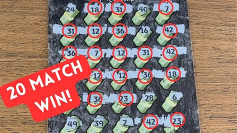 120 Session 20 Match Win 30 Scratch Off Tickets Idaho Lottery