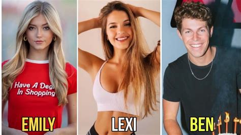 Lexi Rivera Vs Ben Azelart Vs Emily Dobson Lifestyle Comparison 2023