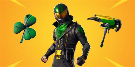 Previously Leaked St Patrick S Day Lucky Rider Fornite Skin Emerald