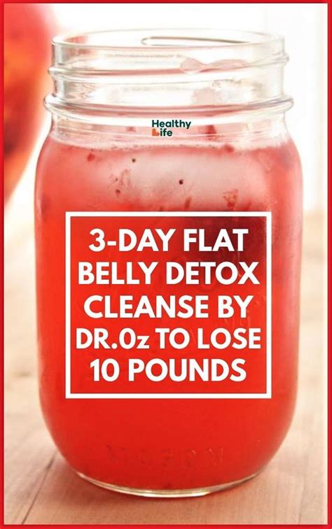 3 Day Flat Belly Detox By Doctor 0z To Lose 10 Pounds Diets Fun