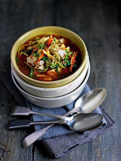 Miso Soup With Tofu And Cabbage Vegetables Recipes Jamie Magazine