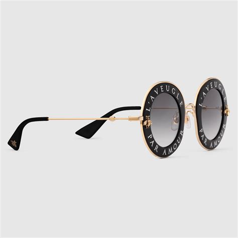 Round Frame Metal Sunglasses Gucci Women S Sunglasses 470459i33301801