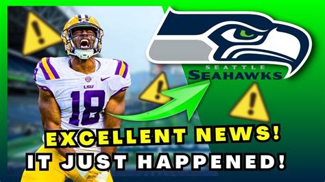 Seattle Seahawks Latest News It Just Happened Excellent News Nfl