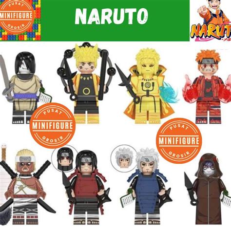 Jual Special Mainan Miniatur Naruto PGM618 Anime Itachi Sasuke Kakashi