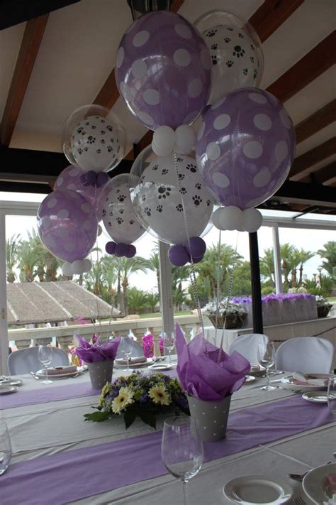 Increíbles centros de mesa con globos Dale Detalles Palloncini