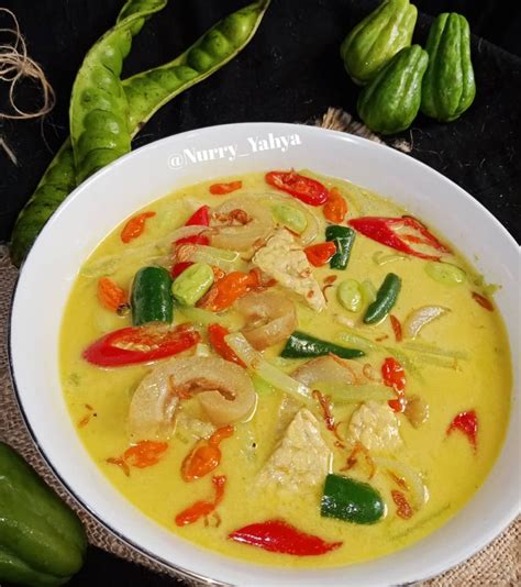 Resep Masak Sayur Tahu Bumbu Kuning Santan Yang Enak Gurih Dan