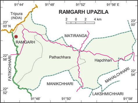 Maps Of Bangladesh Ramgor Upazila