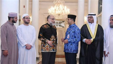 Anies Sambut Kedatangan Imam Palestina Transindonesia Co