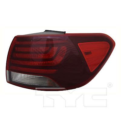 Halogen Tail Light Rear Lamp Right Passenger For 19 20 Kia Sorento