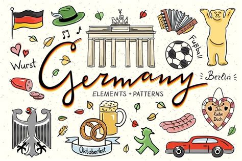 Germany Illustrations Patterns By Redchocolate Illustration