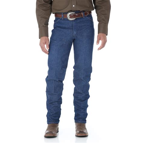 Mens Wrangler Pro Rodeo Cowboy Cut Rigid Blue Jeans Gebos