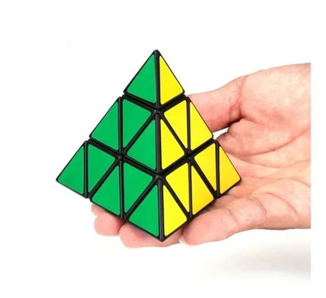 Cubo M Gico Profissional Pyraminx Pir Mide Preto Macio Mercadolivre