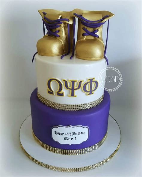 Omega Psi Phi Cake