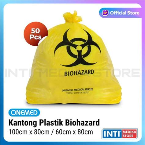 Jual Onemed Kantong Plastik Kresek Sampah Limbah Medis Trash Bag