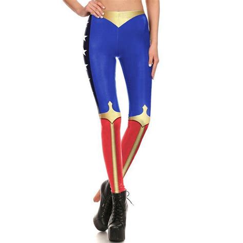 WONDER WOMAN Blue Leggings – I AM SUPERHERO