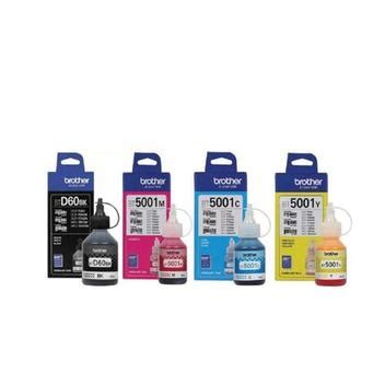 Kit 4 Refil Brother Btd60bk Bt5001 Cmyk Original Mfc T810w Refil De