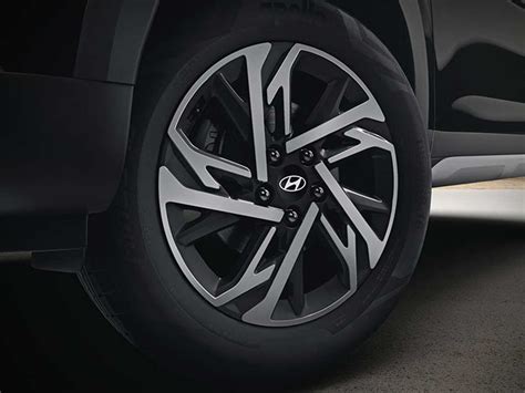 2024 Hyundai Creta 17 Inch Diamond Cut Alloy Wheel AUTOBICS