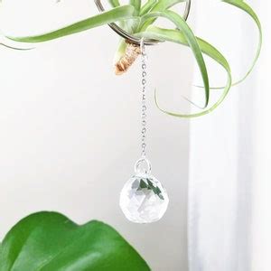 Suncatcher Air Plant Hanger Suncatcher Crystal Prism Air Plant Holder